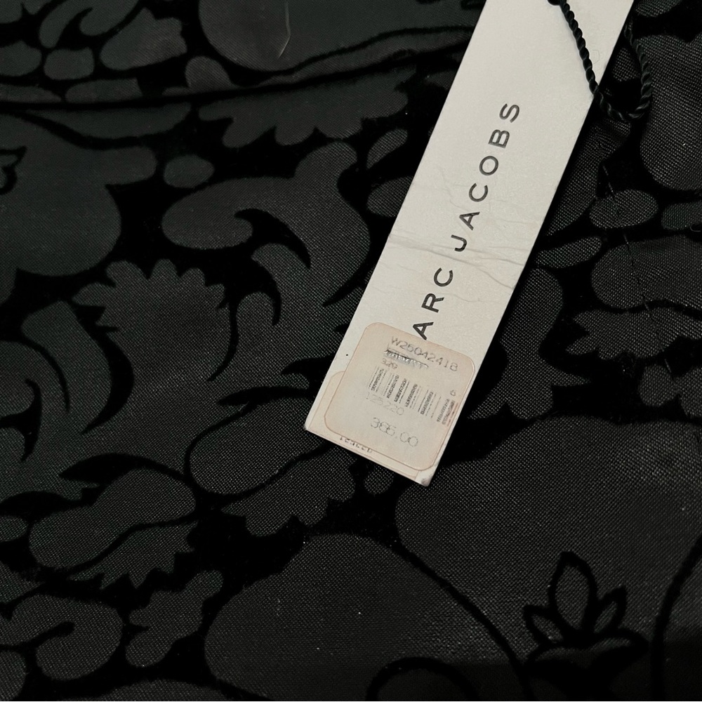Marc Jacobs Velvet Burnout Brocade Print Wide Leg Trouser Pants 6 Brand New NWT - Picture 5 of 11